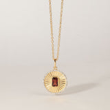 18k Sun Medallion