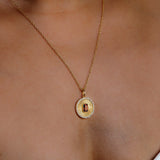 18k Sun Medallion