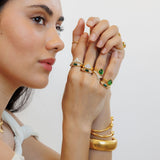 Esme Bezel Onyx Ring
