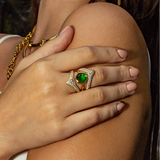 Esme Bezel Onyx Ring