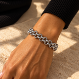 Silver Arden Necklace and Bracelet Set