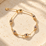 Blue Stone Evil Eye Bracelet
