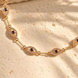 Blue Stone Evil Eye Bracelet