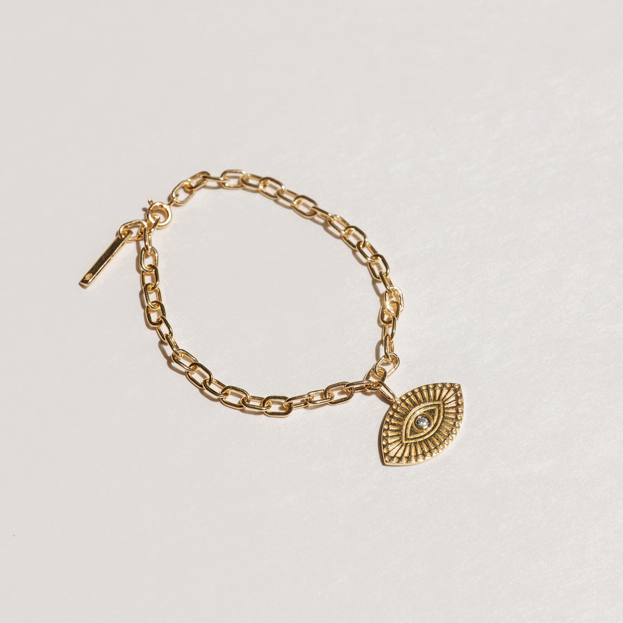 Diamond Evil Eye Bracelet