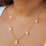 Nadia 5 Pearl Necklace