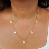 Nadia 5 Pearl Necklace