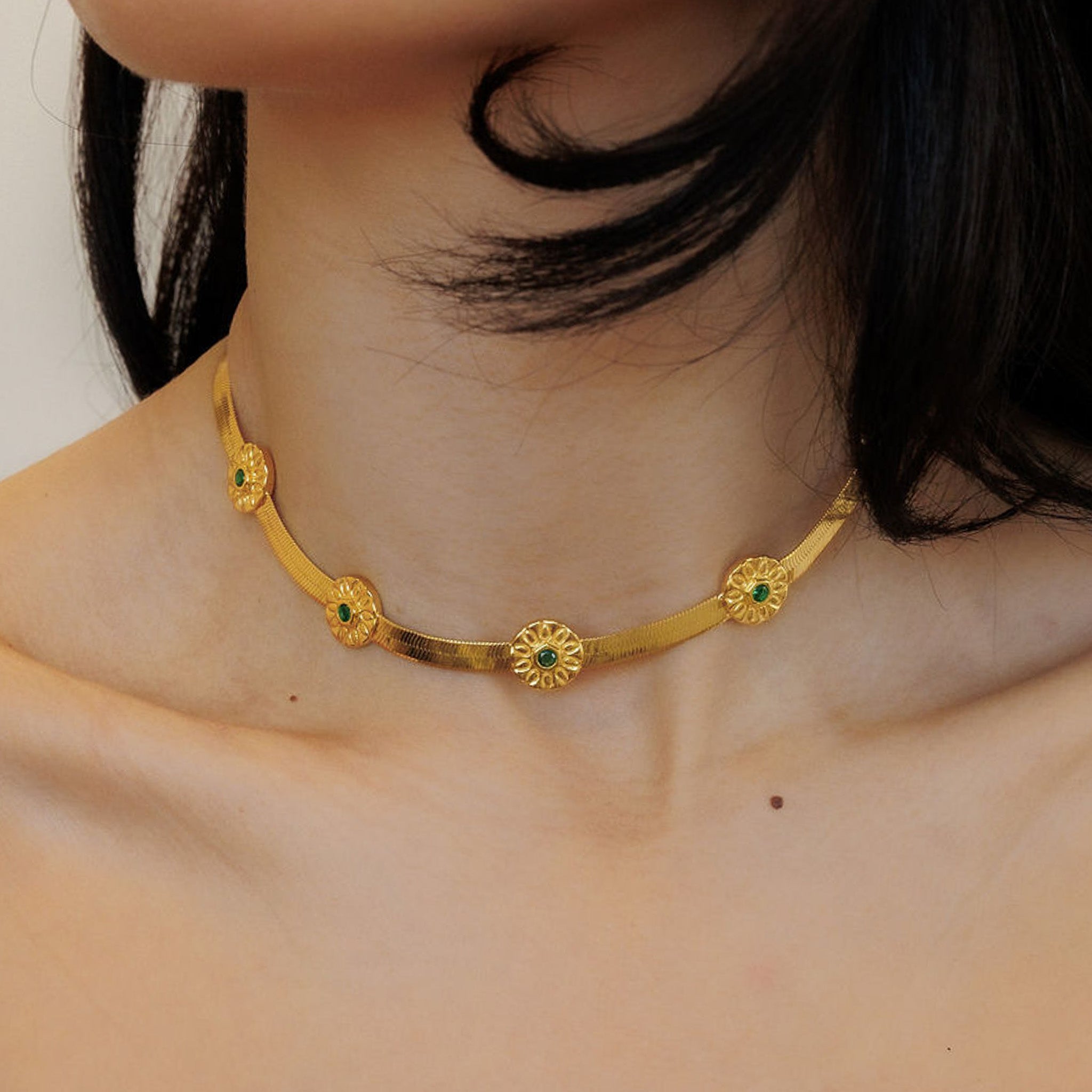 Kali Bangle and Necklace Set