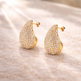 Zara Pave Drop Earrings