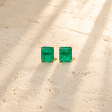 Statement Emerald Earrings