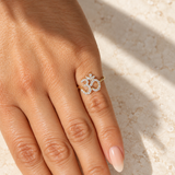 Gold Vermeil Om Ring