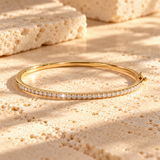 Diamond Oval Bangle