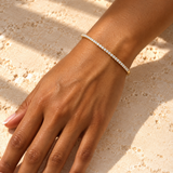 Diamond Oval Bangle