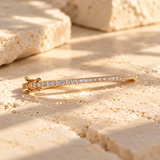 Diamond Oval Bangle