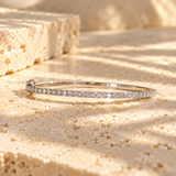 Diamond Oval Bangle