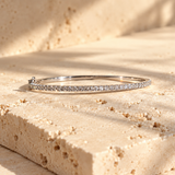 Diamond Oval Bangle