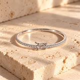 Diamond Oval Bangle