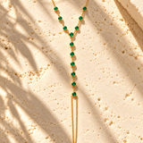 Emerald Hand Chain