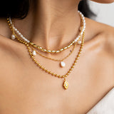 Nadia 5 Pearl Necklace