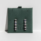 18k Emerald Diamond Drop Earrings