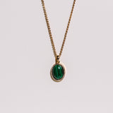 Mira Malachite Necklace