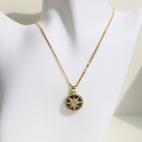Lapis North Star Necklace