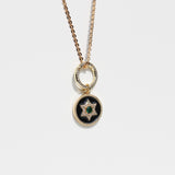 Midnight Star of David Necklace