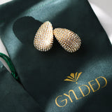 Zara Pave Drop Earrings