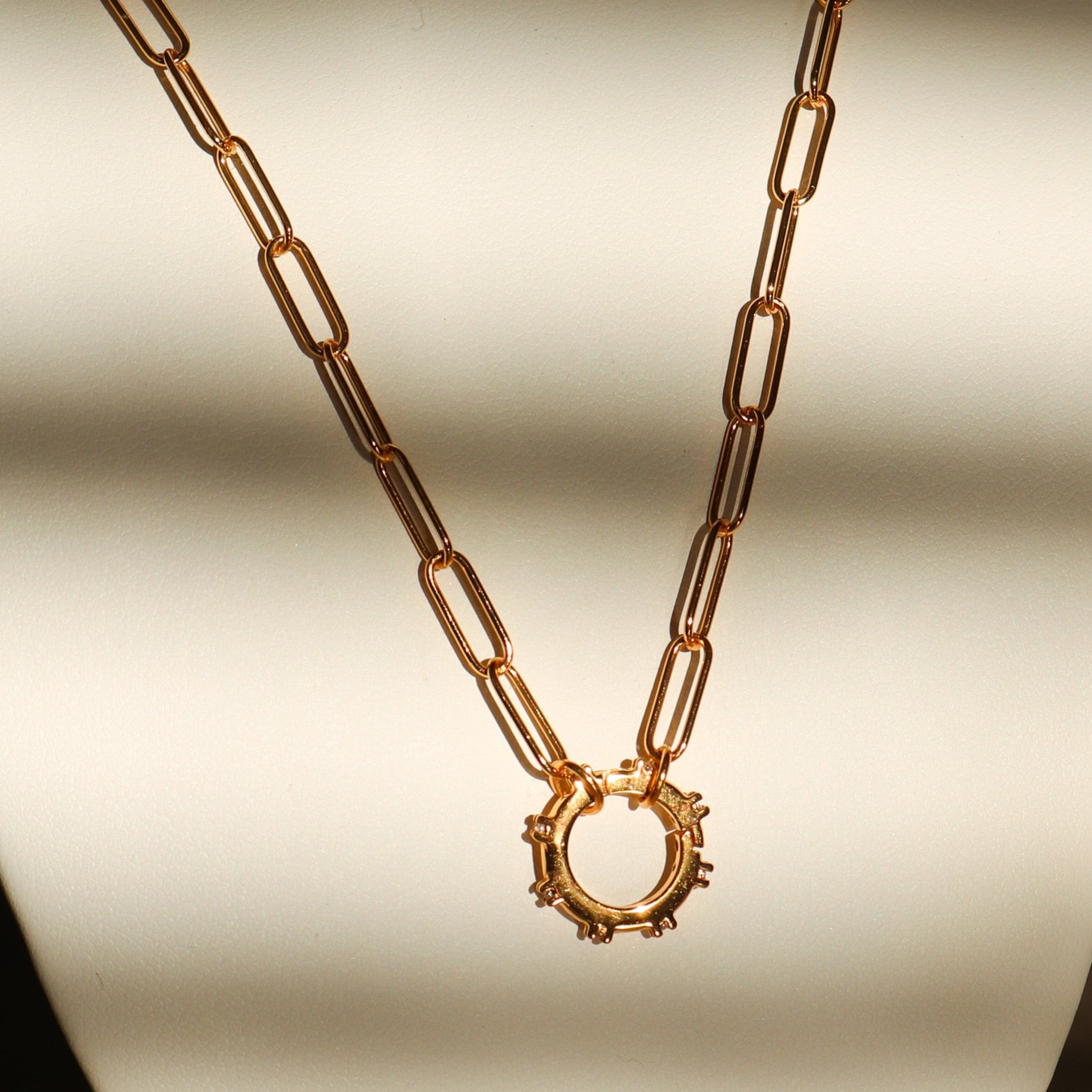 Charm Necklace with Connector