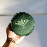 Green Travel Jewelry Case