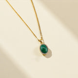 Mira Malachite Necklace