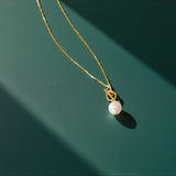 Nadia Single Pearl Necklace