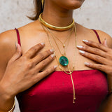 Malachite Medallion Pendant