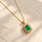 Sabine Emerald Necklace