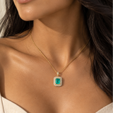 Sabine Emerald Necklace