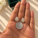 Pear Diamond Cluster Studs (Ready to Ship)