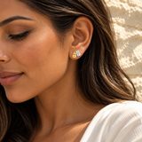 Toi et Moi Yellow Sapphire Studs