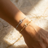 18k Gold Vermeil Om Symbol Bracelet