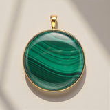 Malachite Medallion Pendant